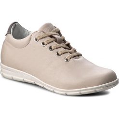Półbuty NAGABA - 376 J Popiel Rustic. Szare półbuty damskie Nagaba, ze skóry. W wyprzedaży za 179.00 zł.