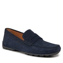 Mokasyny Geox. Niebieskie mokasyny męskie Geox. Za 409.99 zł.