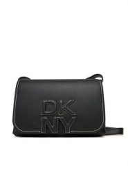 DKNY Torebka R51EAJ40 Czarny. Czarne listonoszki damskie DKNY, bez wzorów, ze skóry, bez dodatków. Za 309.99 zł.