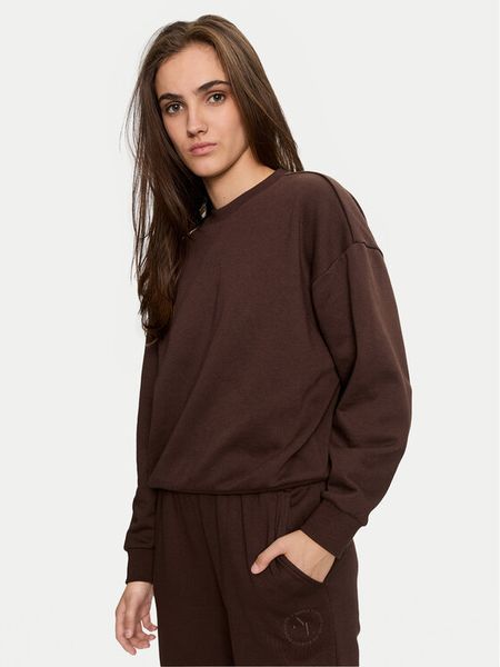 Athlecia Bluza Damla EA243331 Brązowy Loose Fit. Brązowe bluzy damskie Athlecia, bez wzorów, z syntetyku, bez kaptura. Za 149.99 zł.