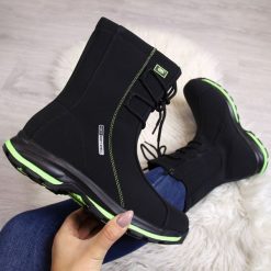 Śniegowce wodoodporne wiązane DK 1574. Śniegowce i trapery damskie DK, z materiału. Za 179.99 zł.