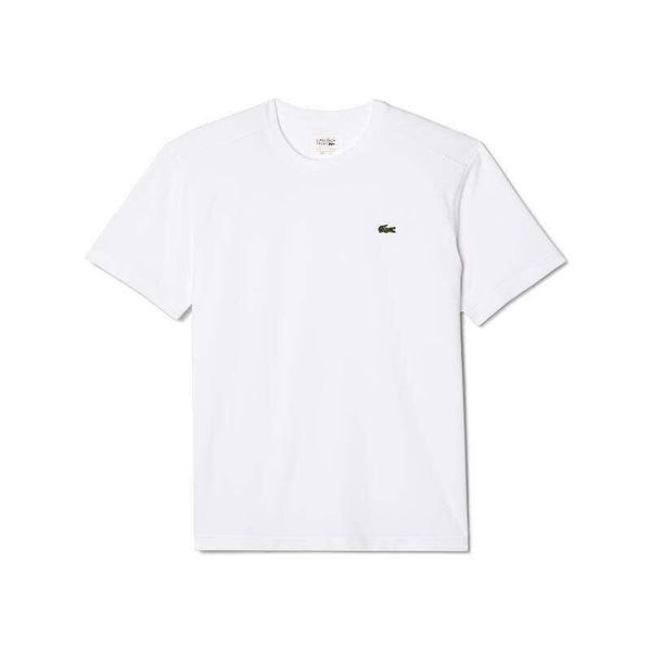 T-shirty Lacoste Sport Ultra Dry. Białe t-shirty męskie Lacoste, m, bez wzorów, z bawełny, klasyczne, bez kołnierzyka. Za 288.00 zł.