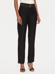 Marciano Guess Chinosy 5GGB11 7300A Czarny Slim Fit. Czarne spodnie materiałowe damskie Marciano Guess, z aplikacjami, z syntetyku. Za 429.99 zł.
