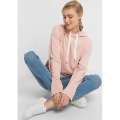Bluza z kapturem. Brązowe bluzy damskie Orsay, z dzianiny. Za 69.99 zł.