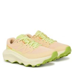 Buty do biegania Salomon. Brązowe obuwie sportowe damskie Salomon, bez wzorów, do biegania. Za 549.99 zł.