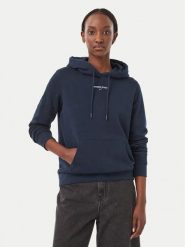 Tommy Jeans Bluza Classic Logo DW0DW23537 Granatowy Regular Fit. Niebieskie bluzy damskie Tommy Jeans, s, bez wzorów, z bawełny, bez kaptura. Za 369.99 zł.