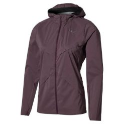 Damska kurtka wodoodporna Mizuno Tech Thermal Charge Breath Thermo. Fioletowe kurtki sportowe damskie Mizuno, s, bez wzorów, z materiału, bez kaptura, do biegania. Za 665.70 zł.