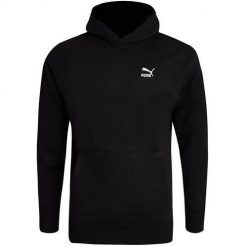 Bluza treningowa męska Puma 53560101. Czarne bluzy męskie Puma, m, bez wzorów, z bawełny, bez kaptura, na fitness i siłownię. Za 287.00 zł.