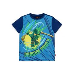 Koszulka Dziecięca LEGO NINJAGO Tano 206 Niebieska. Niebieskie t-shirty dla chłopców LEGO, bez wzorów, z bawełny, bez ramiączek. Za 59.99 zł.