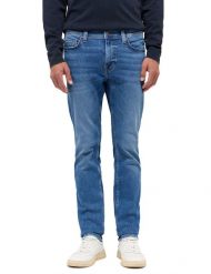 Męskie Spodnie Jeansowe Mustang Style Vegas Slim Denim Blue 1015856 5000 683. Niebieskie spodnie materiałowe męskie Mustang, l, bez wzorów, z denimu. Za 219.99 zł.