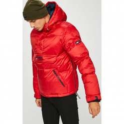 Tommy Jeans - Kurtka. Czerwone kurtki męskie Tommy Jeans, z jeansu. Za 999.90 zł.