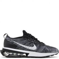 Buty do chodzenia męskie Nike Air Max Flyknit Racer. Czarne buty sportowe męskie Nike, z materiału, bez zapięcia, trekkingowe, nike air max. Za 615.00 zł.