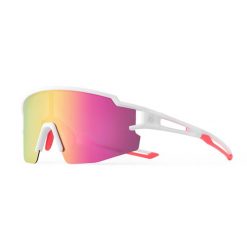 Okulary dziecięce rockbros polaryzacyjne uv400, białe. Białe okulary przeciwsłoneczne dla dzieci ROCKBROS. Za 79.99 zł.