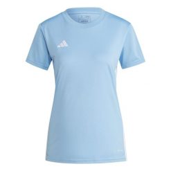 Koszulka damska adidas Tabela 23 Jersey. Białe koszulki sportowe damskie Arena, m, bez wzorów, z jersey, bez kołnierzyka, bez ramiączek, na fitness i siłownię. Za 65.00 zł.