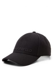 KARL LAGERFELD Czapka z domieszką wełny Mężczyźni czarny, 1. Czarne czapki i kapelusze męskie KARL LAGERFELD, bez wzorów, z wełny. Za 299.95 zł.