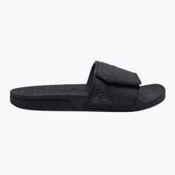 Klapki męskie Quiksilver Rivi Slide Adjust. Czarne klapki męskie Quiksilver. Za 139.99 zł.