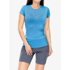 Koszulka merino damska termoaktywna Sensor Merino Active Tee S/S. Niebieskie koszulki sportowe damskie Sensor, s, bez wzorów, bez kołnierzyka, bez ramiączek. Za 251.99 zł.