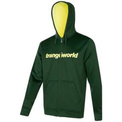 Męska kurtka sportowa Trangoworld Ripon Ciemna zieleń. Zielone kurtki męskie trangoworld, m, bez wzorów, z materiału, sportowe, z kapturem. Za 357.45 zł.