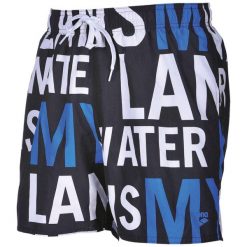 Spodenki męskie Arena Manifesto Boxer na plażę. Czarne krótkie spodenki sportowe męskie Arena, m, bez wzorów, z elastanu, na fitness i siłownię. Za 139.99 zł.