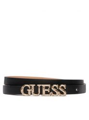 Guess Pasek Damski BW9338 P6215 Czarny. Czarne paski damskie Guess, z aplikacjami, ze skóry. Za 199.99 zł.