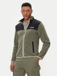 Napapijri Polar T-Dergana NP0A88V1 Zielony Regular Fit. Zielone bluzy męskie Napapijri, m, bez wzorów, z polaru, bez kaptura. Za 439.99 zł.