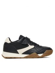 Geox Sneakersy J Rann-E J56NEC 054FU C9B1M D Czarny. Czarne buty sportowe chłopięce Geox, bez wzorów, ze skóry, bez zapięcia. Za 189.99 zł.