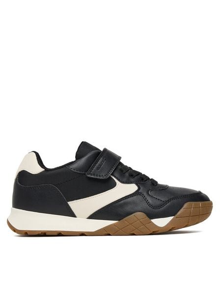 Geox Sneakersy J Rann-E J56NEC 054FU C9B1M D Czarny. Czarne buty sportowe chłopięce Geox, bez wzorów, ze skóry, bez zapięcia. Za 189.99 zł.