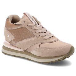 Beżowe Sneakersy Gioseppo Modne Obuwie Damskie Na Koturnie. Brązowe obuwie sportowe damskie Hot Potatoes by Gioseppo, bez wzorów, z materiału, trekkingowe. Za 389.00 zł.
