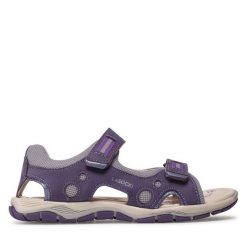 Sandały Lasocki Young. Fioletowe sandały dziewczęce Lasocki Young, bez zapięcia. Za 77.99 zł.