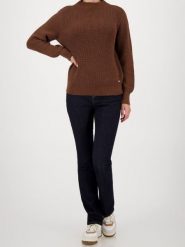 Monari Damski sweter z dzianiny - Ciao Bella Kobiety Bawełna brązowy jednolity, 38. Brązowe swetry damskie Monari, bez wzorów, z bawełny, eleganckie, bez kołnierzyka, bez ramiączek, bez kaptura. Za 449.95 zł.