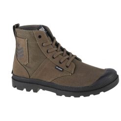 Buty sportowe Sneakersy unisex, Palladium Pampa Hi Army. Zielone buty sportowe męskie Palladium, bez zapięcia, trekkingowe. Za 556.00 zł.