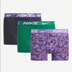 Bokserki Nike Trunk 3-pak KE1278 FAI Czarny. Czarne bokserki męskie Nike, l, bez wzorów. Za 177.62 zł.
