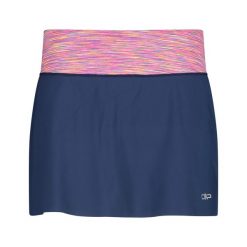 Spódnica mini 2 w 1 damska CMP. Niebieskie spódnice damskie CMP, xl, bez wzorów, z materiału, sportowe, mini, sportowe. Za 99.99 zł.