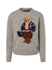 Polo Ralph Lauren bluzka z dzianiny z domieszką wełny i kaszmiru Kobiety Kaszmir szary, L. Szare bluzki damskie Polo Ralph Lauren, l, bez wzorów, z dzianiny, bez kołnierzyka, bez ramiączek. Za 2,899.95 zł.