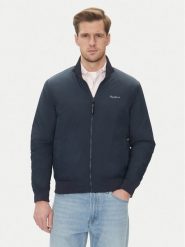 Pepe Jeans Kurtka bomber Mustrel PM403108 Granatowy Regular Fit. Niebieskie kurtki męskie Pepe Jeans, m, bez wzorów, z jeansu, bez kaptura. Za 309.99 zł.