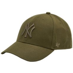47 Brand New York Yankees MVP Cap, Czapka z daszkiem dla dorosłych. Zielone czapki i kapelusze męskie 47 Brand, bez wzorów, z wełny, sportowe. Za 161.00 zł.