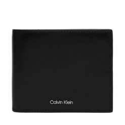 Portfel Calvin Klein. Czarne portfele męskie Calvin Klein, bez wzorów. Za 329.99 zł.