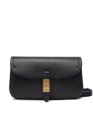 PINKO Torebka Saddle Flat AI 25-26 PCPL 105349 A1ZX Czarny. Czarne listonoszki damskie Pinko, bez wzorów, ze skóry, bez dodatków. Za 879.99 zł.