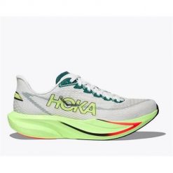 Buty do biegania damskie Hoka One One 1171938BFYZ. Białe obuwie sportowe damskie Hoka One One, bez wzorów, do biegania. Za 976.00 zł.