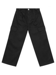 United Colors Of Benetton Spodnie materiałowe 4XZXCF04I Czarny Loose Fit. Czarne spodnie materiałowe dla chłopców United Colors Of Benetton, bez wzorów, z bawełny. Za 139.99 zł.