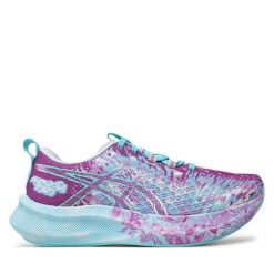 Buty do biegania Asics. Fioletowe obuwie sportowe damskie Asics, bez wzorów, do biegania. Za 489.99 zł.