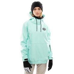 Kurtka snowboardowa damska W1-W Iceberg. Niebieskie kurtki snowboardowe damskie SIROKO, m, bez wzorów, z materiału, bez kaptura, narciarskie. Za 297.00 zł.