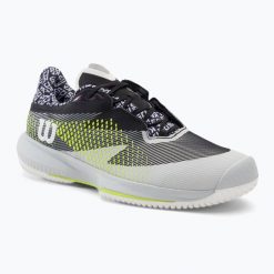 Buty do tenisa męskie Wilson Kaos Swift 1.5. Czarne buty sportowe męskie Wilson, bez zapięcia, tenisowe. Za 599.99 zł.
