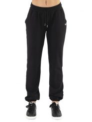 Spodnie dresowe z bawełna z kieszenie na trening. Czarne spodnie sportowe damskie LEONE 1947 APPAREL, xl, bez wzorów, z bawełny, na fitness i siłownię. Za 248.39 zł.
