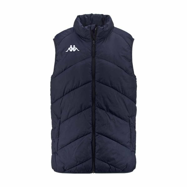 Kurtka puchowa Kappa Viatto. Niebieskie kurtki męskie Kappa, na zimę, m, bez wzorów, z materiału, eleganckie, bez kaptura. Za 310.50 zł.