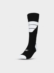 4F Skarpety narciarskie damskie - czarne 35-38. Czarne skarpety damskie 4f, bez wzorów, z bawełny. W wyprzedaży za 19.99 zł.