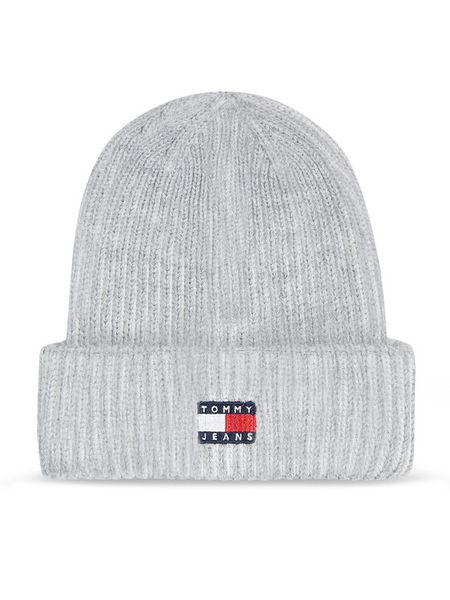 Tommy Jeans Czapka AW0AW16785 Szary. Szare czapki i kapelusze damskie Tommy Jeans, na zimę, bez wzorów, z jeansu. Za 119.99 zł.