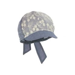 Pupill Czapka Dziewczęca Paula 48 - 50 Niebieska. Niebieskie czapki dla dzieci Pupill, bez wzorów. Za 54.00 zł.
