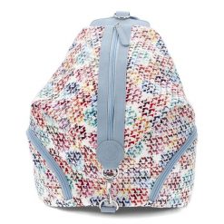 Niebieski Stylowy Damski Plecak Rieker. Niebieskie plecaki damskie Rieker, bez wzorów, z materiału, eleganckie. Za 259.00 zł.