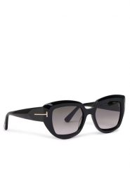 Tom Ford Okulary przeciwsłoneczne Satzman FT1192 01B Czarny. Czarne okulary przeciwsłoneczne damskie Tom Ford. Za 1,149.00 zł.